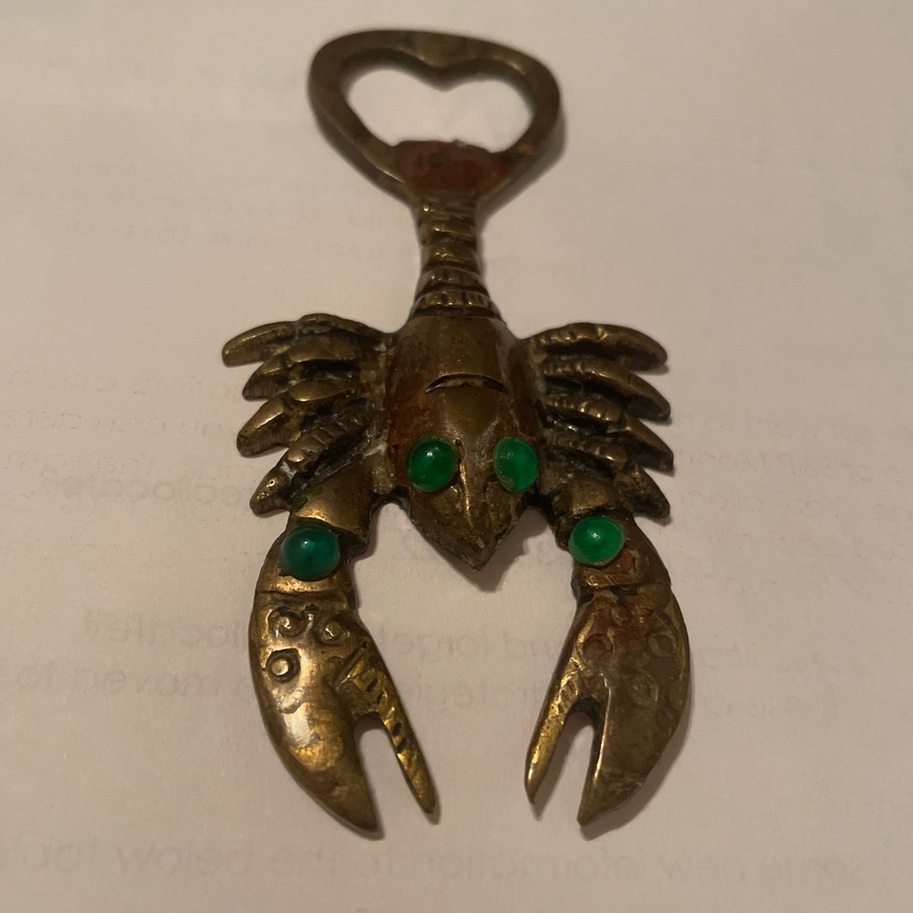 Vintage lobster bottle opener